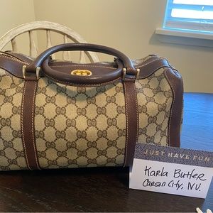Vintage Boston Gucci handbag